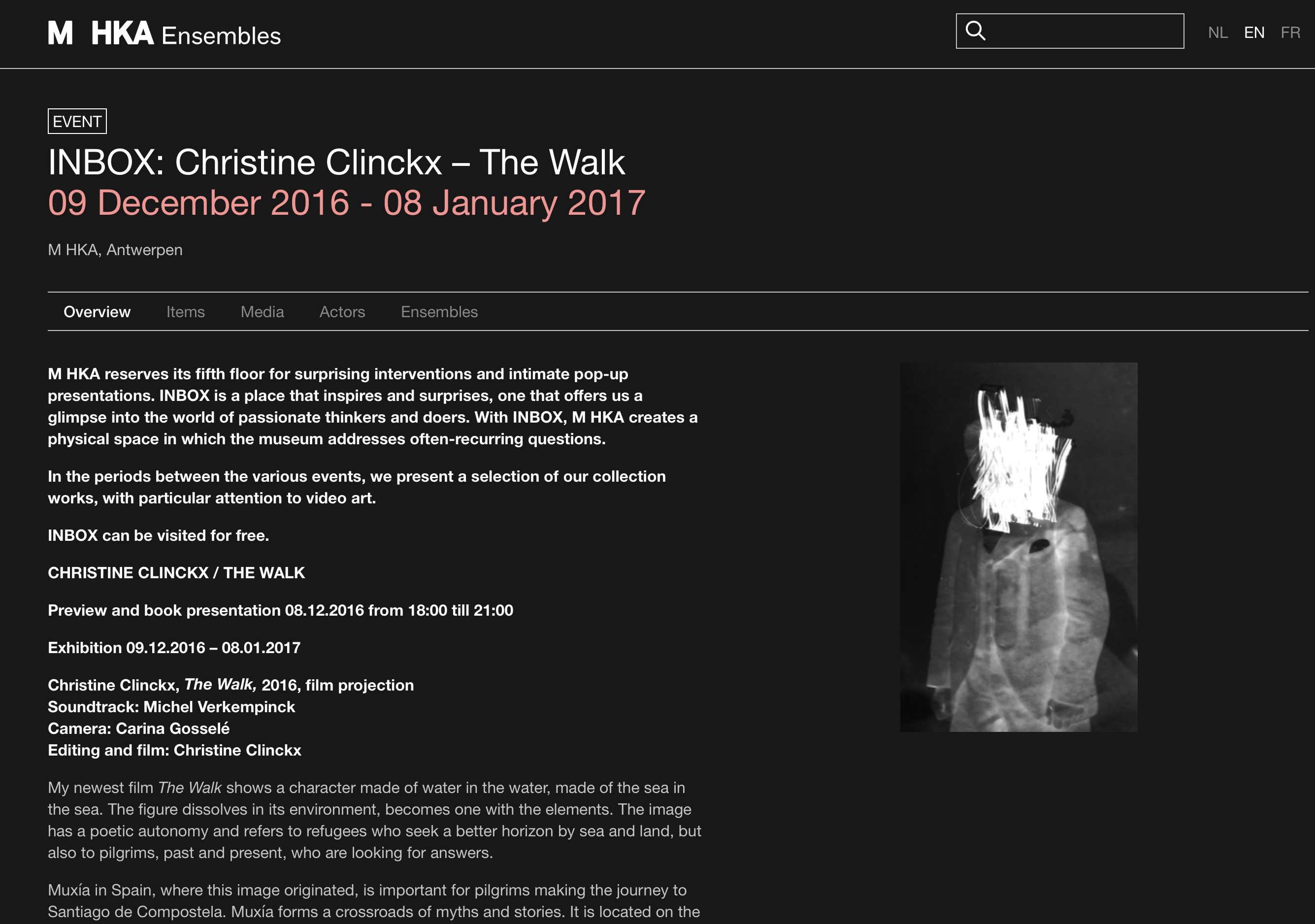 Christine Clinckx - the walk 